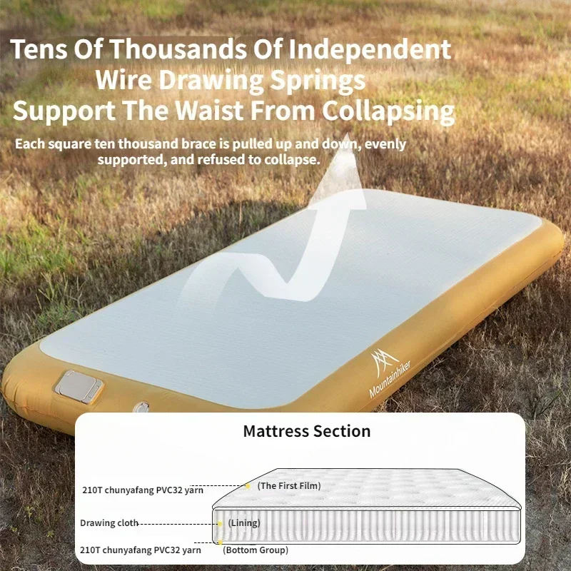 Bed Outdoor Camping - Colchão Inflável Automático para 2 Pessoas