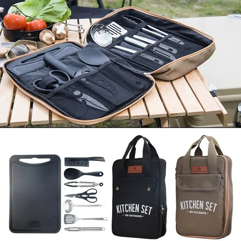 Outdoor Camping Dining Set - Conjunto de Utensílios de Cozinha para