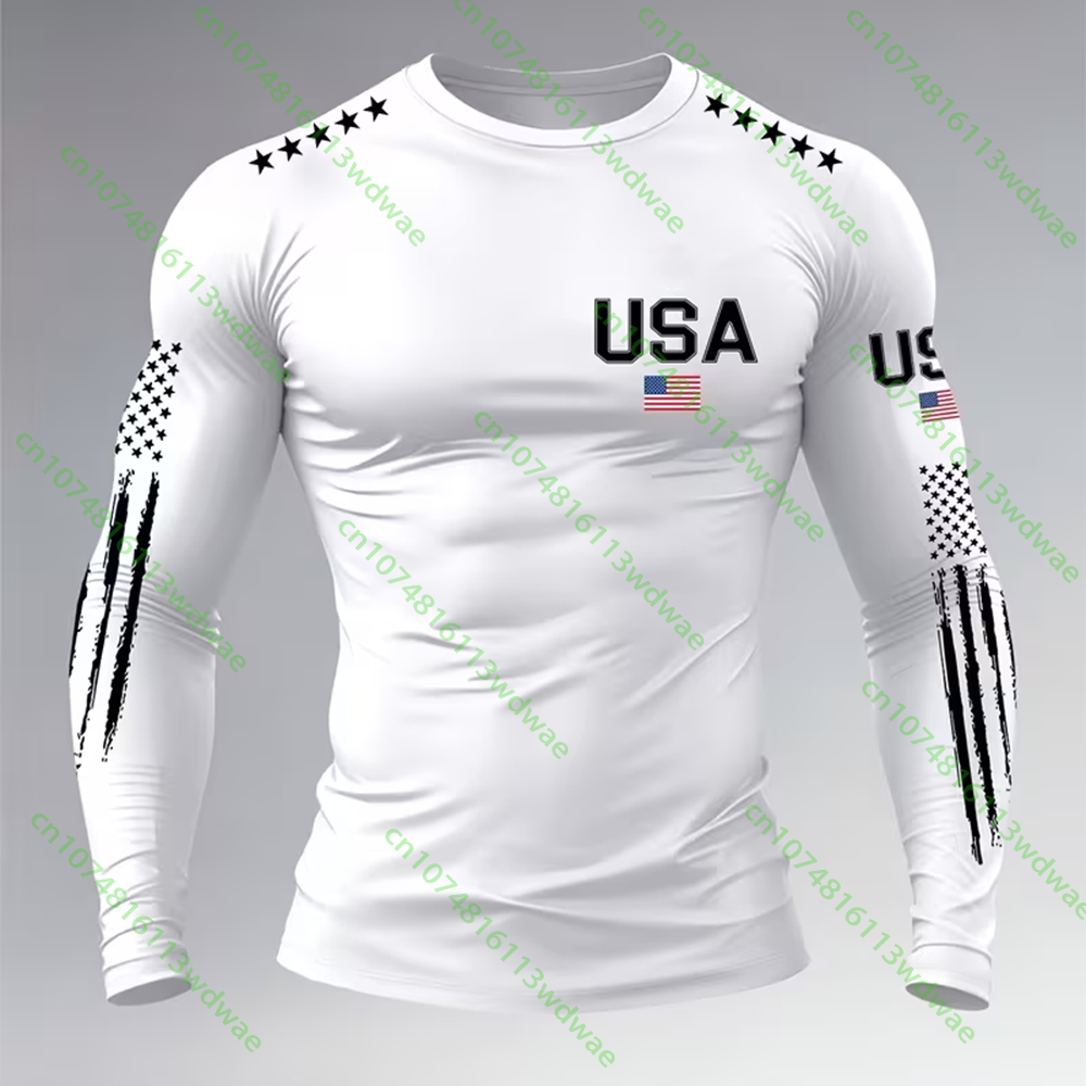 Outdoor Camping Usa - Camiseta de manga comprida para homem,