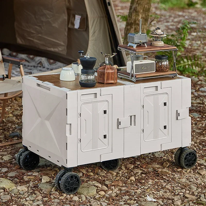 Outdoor Camping Trolley - Carrinho de acampamento multifuncional para atividades