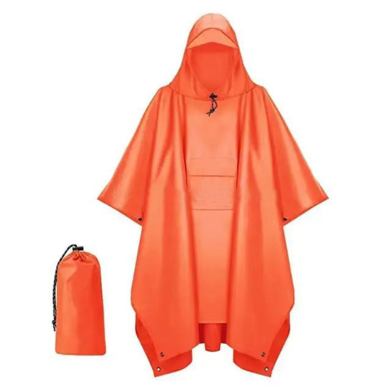 Capa de chuva militar 3 em 1,  - Camping Rain Poncho avaliação e preço