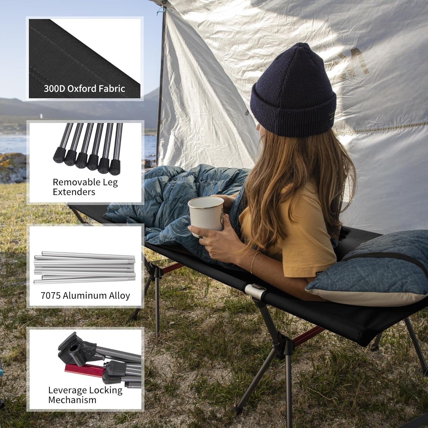 Cama de Camping Dobrável Natur - Bed Outdoor Camping avaliação e preço