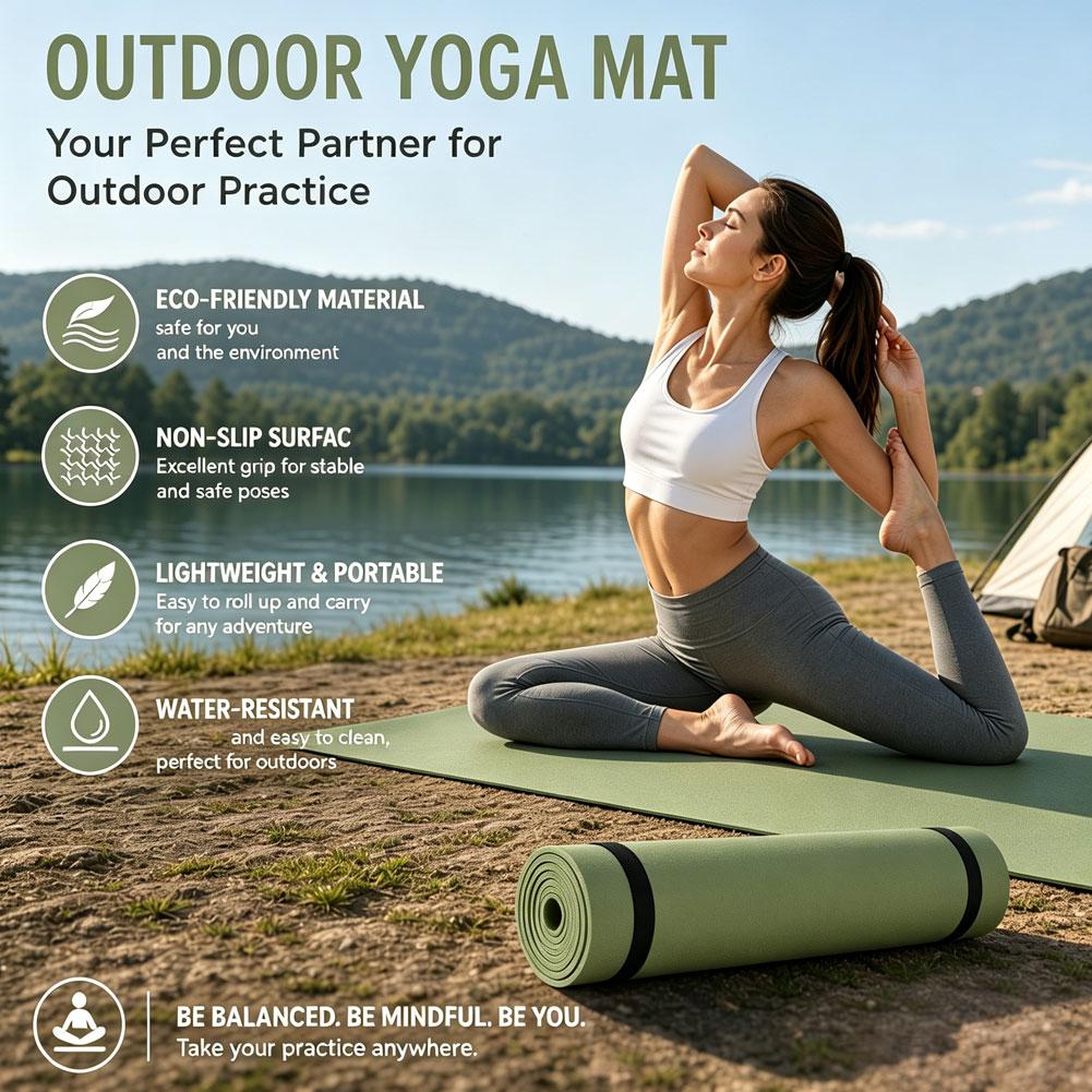 Tapete de yoga antiderrapante  - Outdoor Camping Rugs avaliação e preço