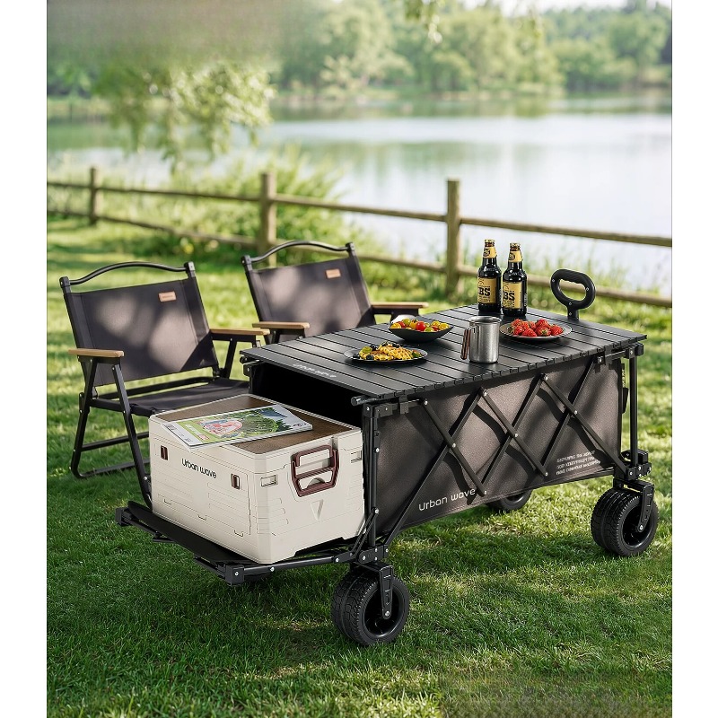 Carrinho de Camping Dobrável p - Outdoor Camping Trolley avaliação e preço