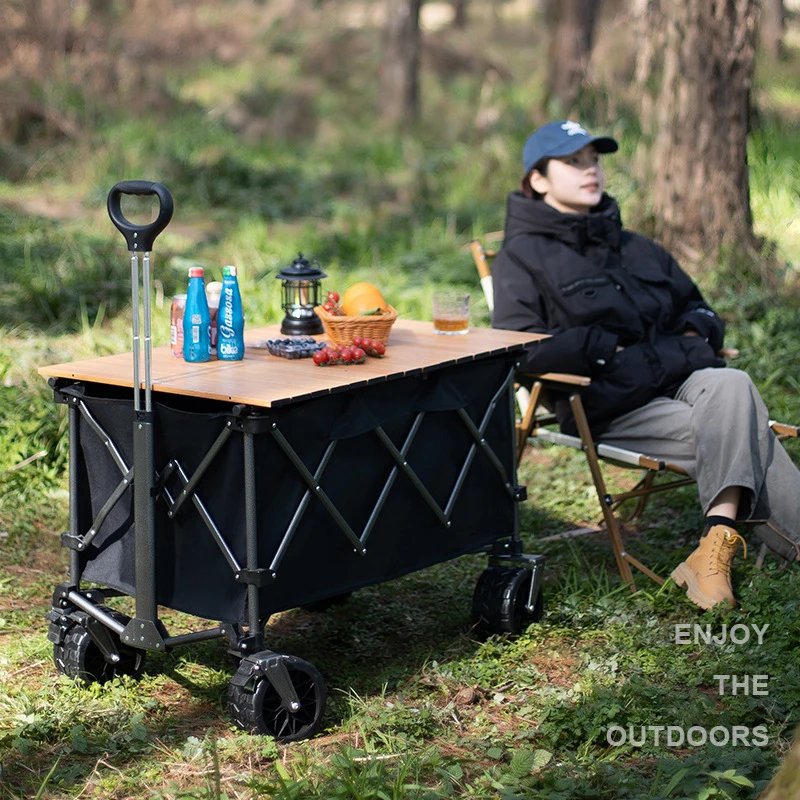 Carrinho de Camping MOEYE 220L - Outdoor Camping Trolley avaliação e preço