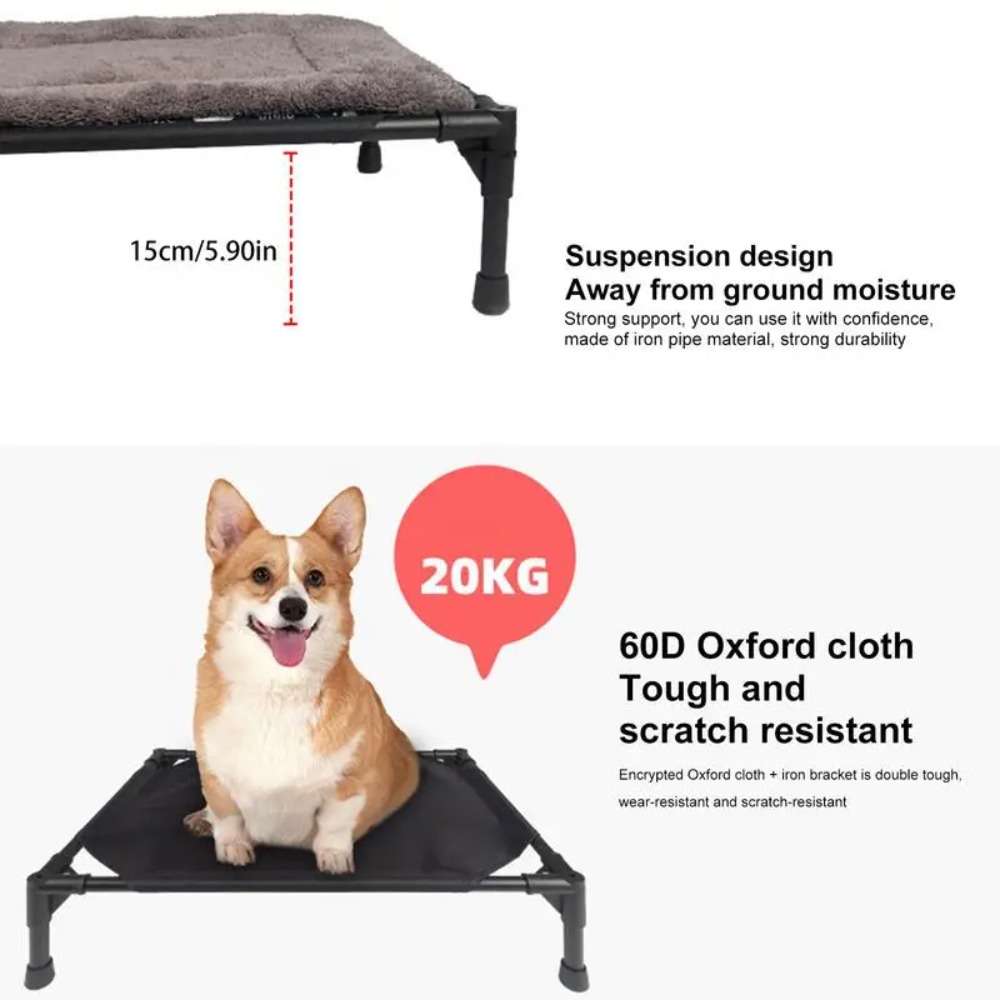 Cama Elevada para Cães ao Ar L - Outdoor Camping Dog Bed avaliação e preço