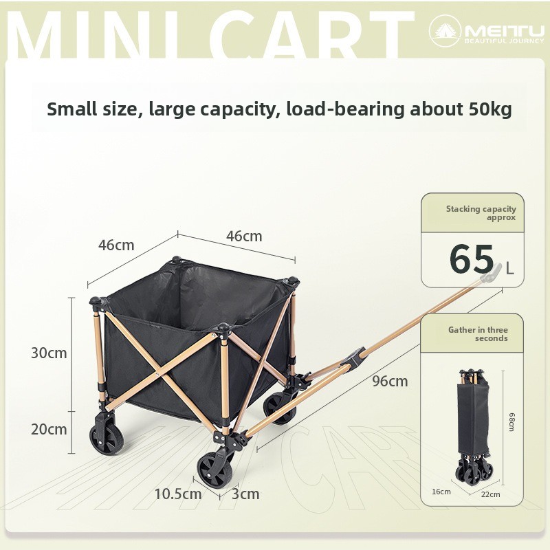 Carrinho de Camping Portátil D - Outdoor Camping Trolley avaliação e preço