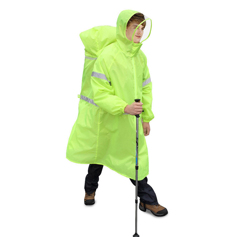 Mochila unissex refletiva para - Camping Rain Poncho avaliação e preço