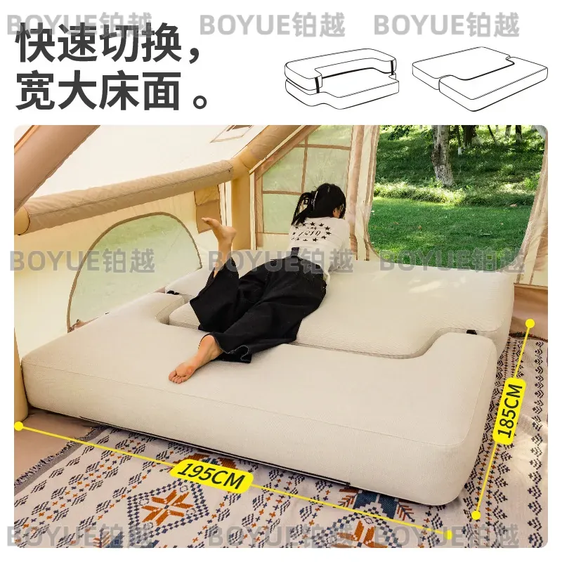 Sofá-Cama Inflável de Luxo par - Bed Outdoor Camping avaliação e preço