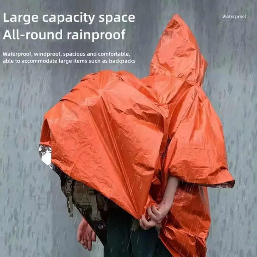 Poncho de Chuva de Emergência  - Camping Rain Poncho avaliação e preço